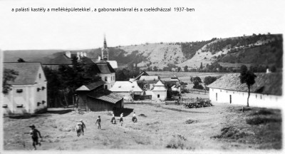 palásti kastély  a mellék - épületekkel 1937.jpg